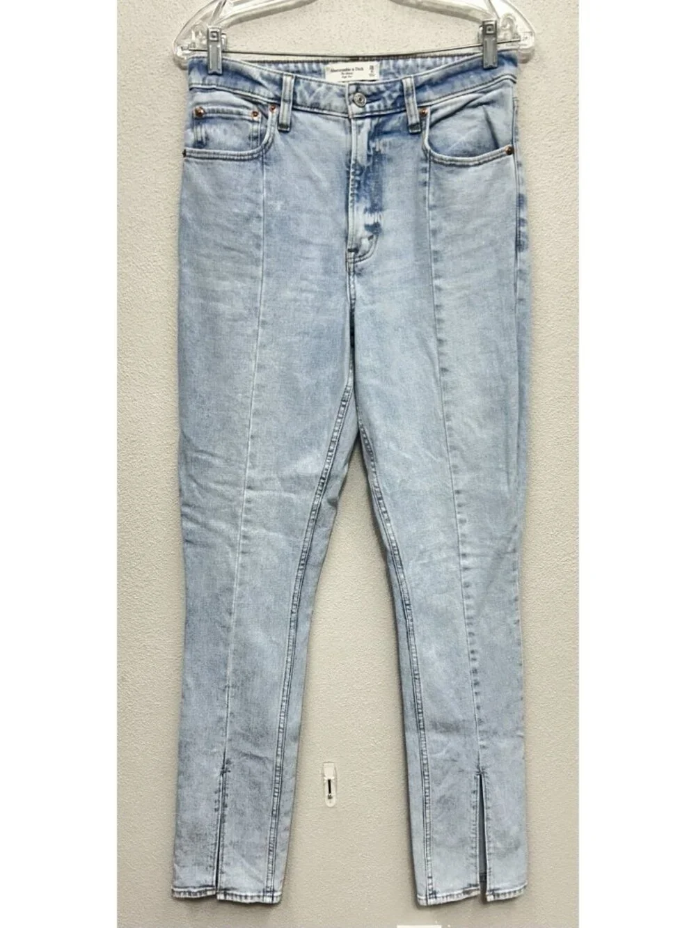 Abercrombie & Fitch Womens Jeans Sz 28/6L Long Tall Skinny High Rise Curve Love - Picture 2 of 10